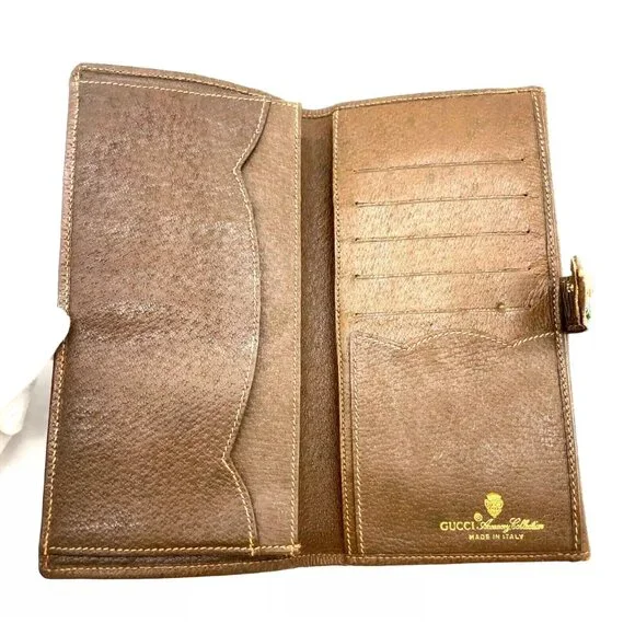 GUCCI GG SHERRY LINE BI-FOLD & LONG WALLET SET (2) – WITH BOX - Picture 10 of 11